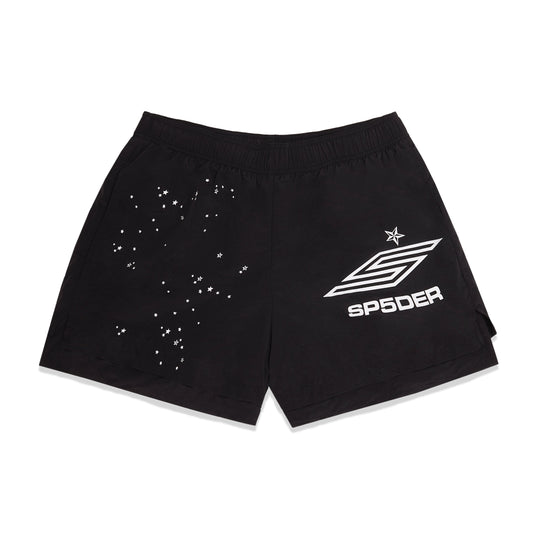SP5DER Pro Double Layer Short in Black
