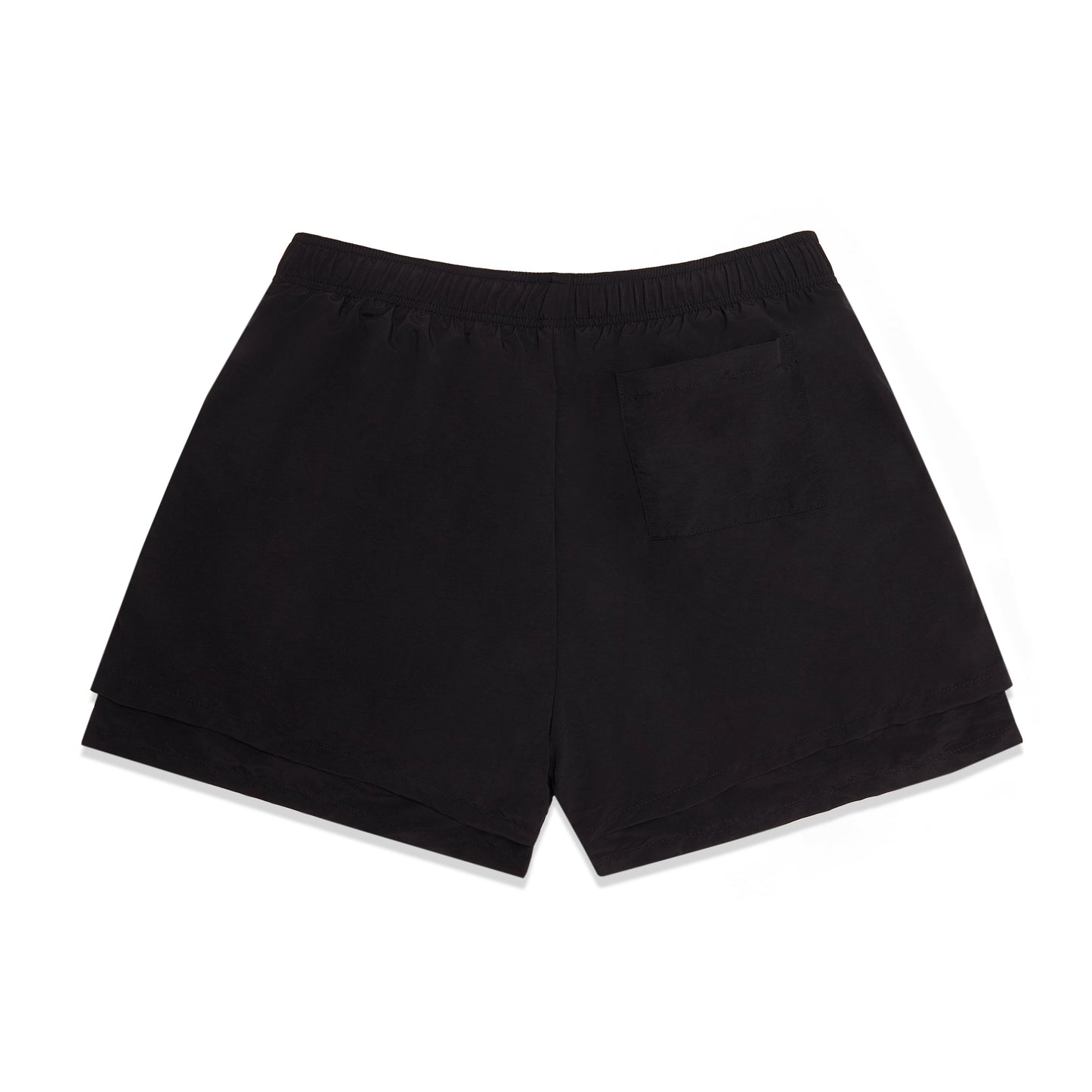 SP5DER Pro Double Layer Short in Black