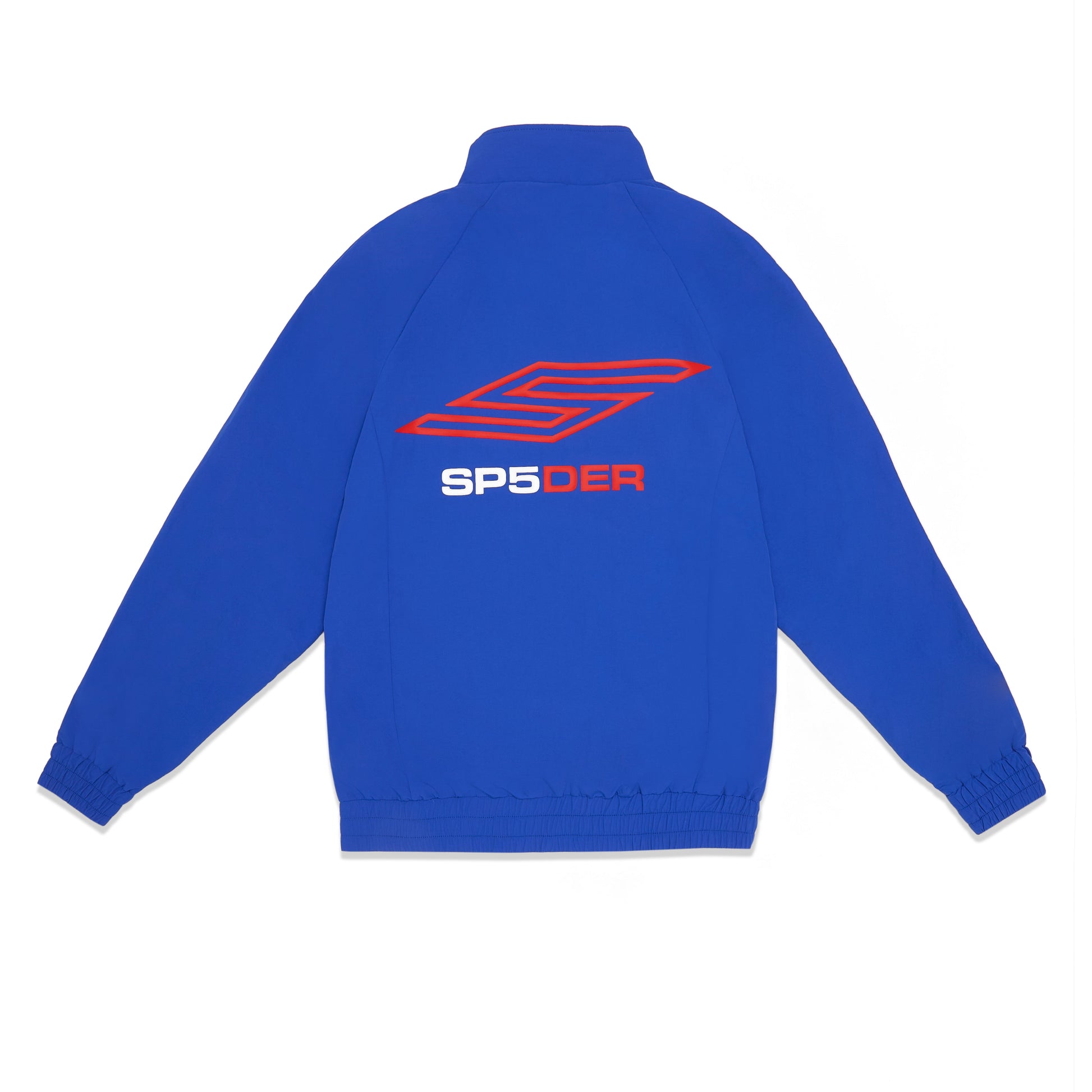 Back view of SP5DER Pro Windbreaker in Blue