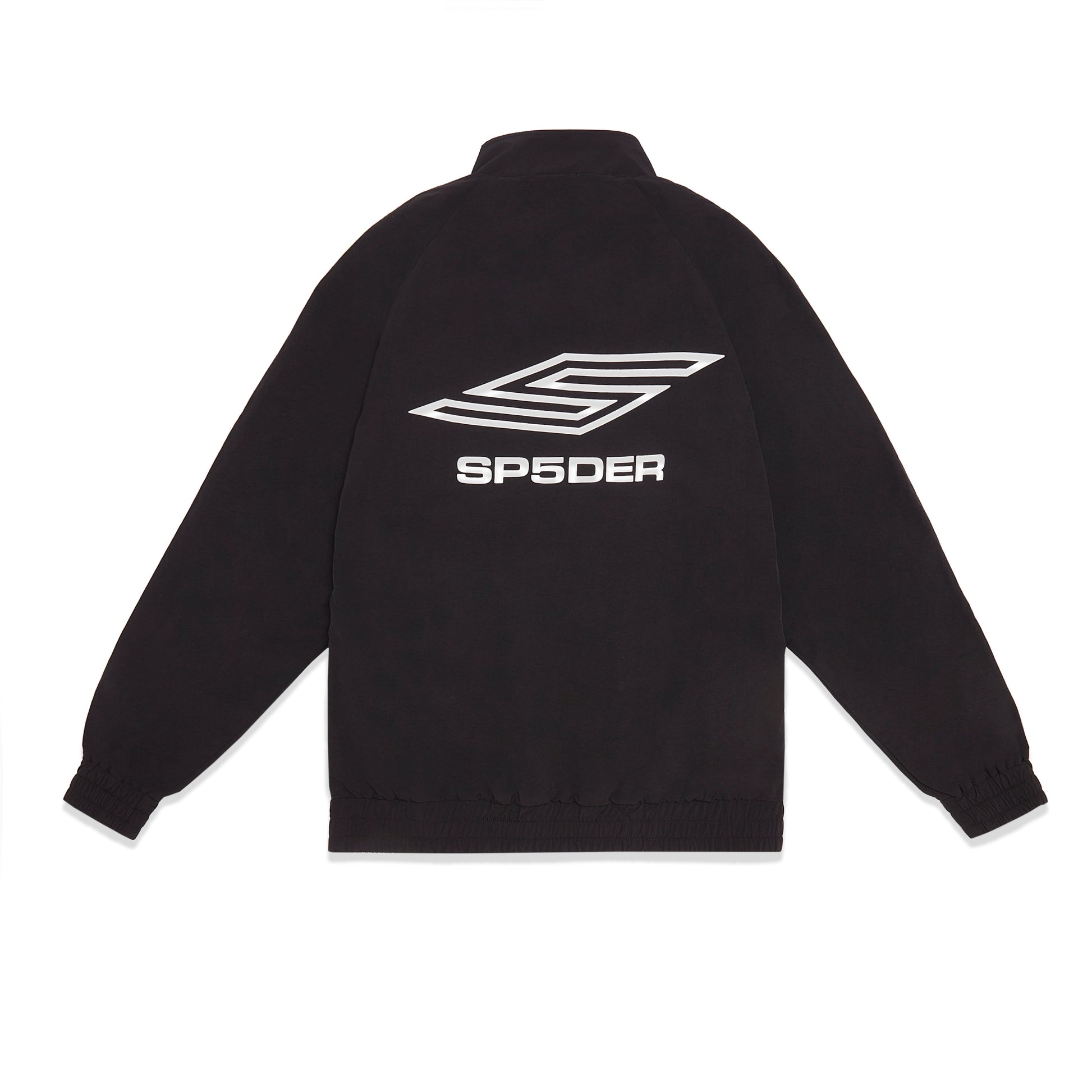 Back view of SP5DER Pro Windbreaker in Black