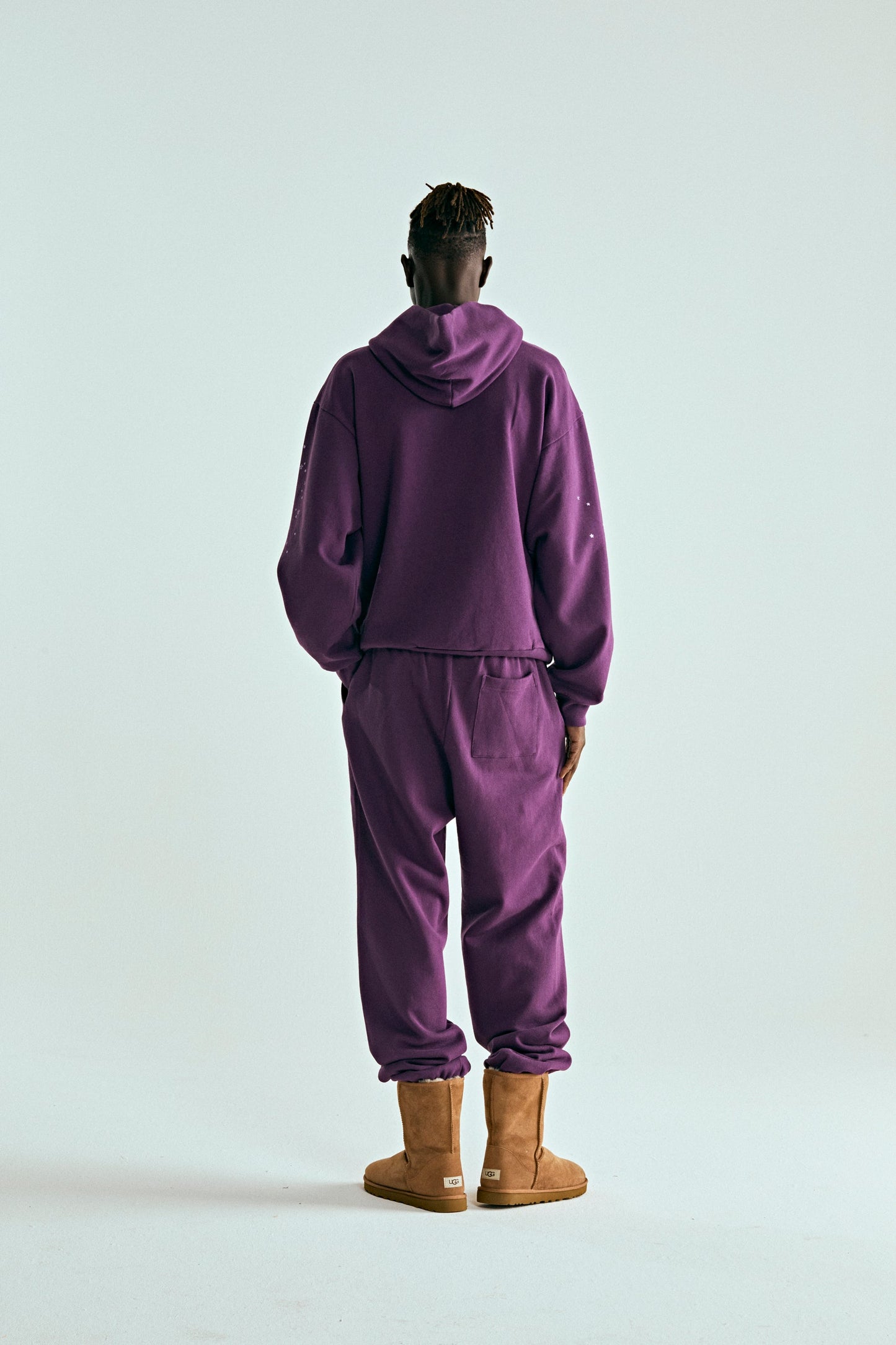 SP5DER Star OG Web V2 Hoodie - Purple - Detail View 8