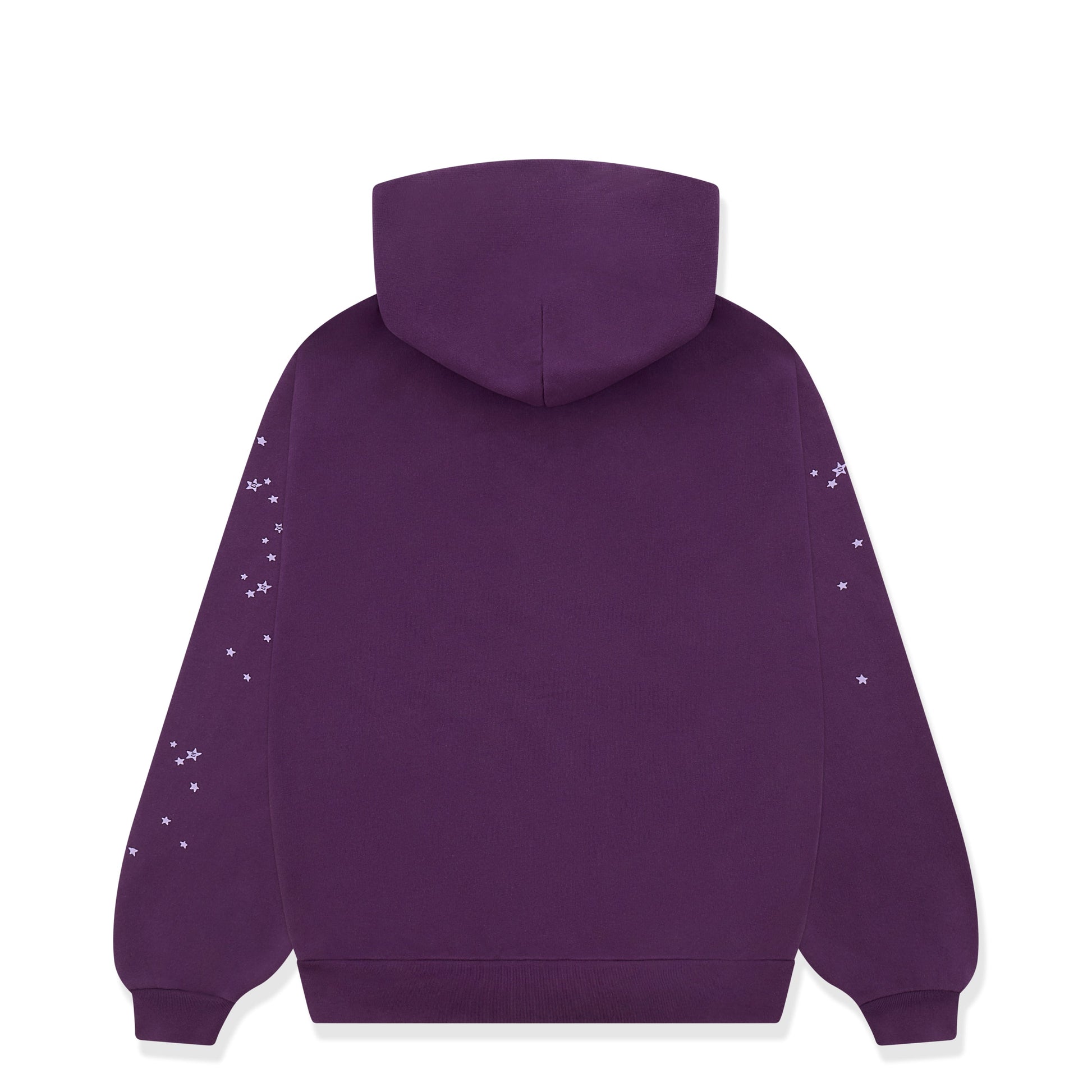 SP5DER Star OG Web V2 Hoodie - Purple - Back View