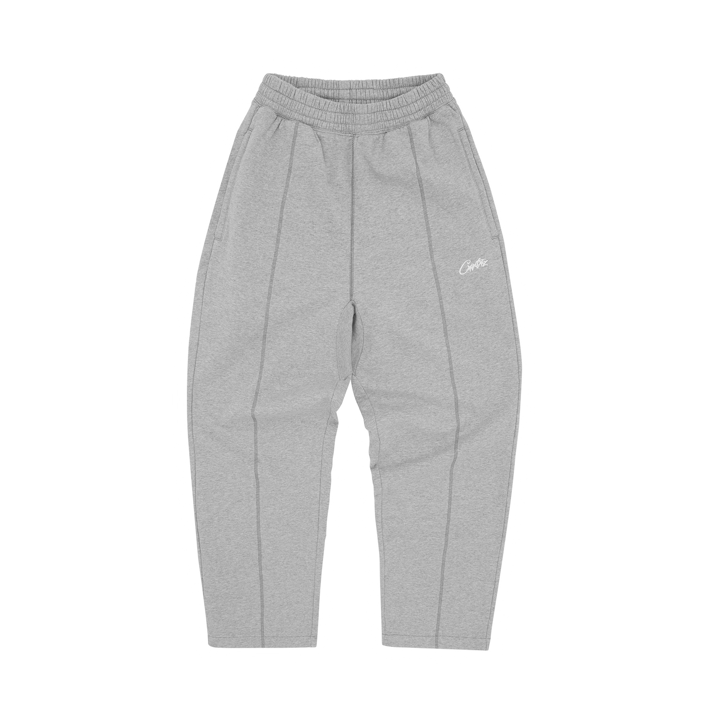Corteiz HMP Open Hem Sweatpants – Heather Grey